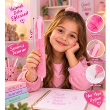 Seymen Bıçakçılık 26 cm Tüylü Kalem Sevimli Peluş Kalem Çocuk Öğrenci Kırtasiye Kalemi Hediyelik