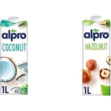 Mey İthalat Hindistan Cevizi Bitki Bazlı Içecek 1 L ve Alpro Fındık Bitki Bazlı Içecek 1 L