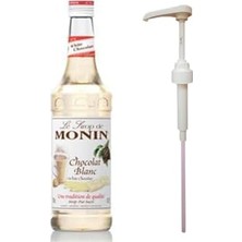 Mey İthalat White Chocolate/beyaz Çikolata 700 ml Şurup + Şurup Pompası