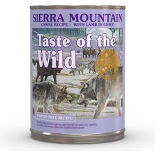 Mey İthalat Sierra Mountain Kuzulu, Soslu Köpek Konserve Yaş Maması 390 G