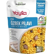 Mey İthalat Etli Özbek Pilavı 200 G Tekli Paket