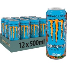 Mey İthalat Kutu, Mango Loco Enerji Içeceği 12X500 ml