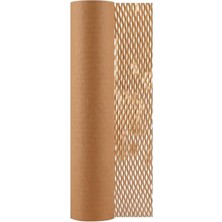 Mey İthalat Petek Dolgu Kraft Ambalaj Kağıdı | 50 cm x 250 M | 90 G | Kraft |%60 Esneme | Koruyucu Dolgu Kağıdı