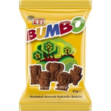 Mey İthalat Bumbo Portakal Aromalı Kakaolu Bisküvi 42 G x 24 Adet