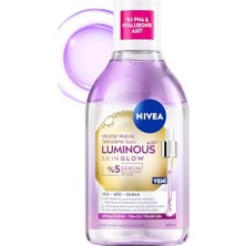 Mey İthalat LUMINOUS630 Micellar Makyaj Temizleme Suyu 400 Ml; Serum, Pha ve Hyalüronik Asit Içerikli