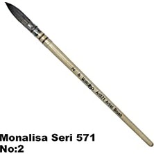 Mey İthalat Mona Lisa ART571 Sincap Kılı Fırça N:2