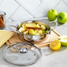 Mey İthalat Tencere, Schafer Micro Mini Basık Çelik 16 Cm-2 Parça