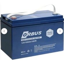 Mey İthalat 12V 100 Ah Solar Akü Deep Cycle Nano Carbon Jel Akü