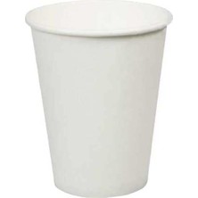 Mey İthalat Karton Bardak (Beyaz) 7 Oz, 50 Adet