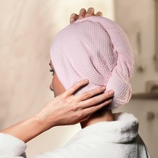 Mey İthalat Mikrofiber Saç Bonesi, Pembe