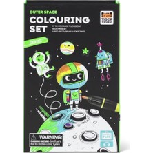 Mey İthalat Neon Boyama Seti, Outer Space