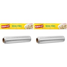 Mey İthalat Streç Film 33 Metre; Şeffaf Gıda Saklama Streci Bpa Içermez, Koku Hapsi, Kapak Görevi Gören Pratik Kullanım, Taze Kahvaltılık, Yemek, Meyve ve Sebze Saklama Için Kullan At Streç Film 33 mt