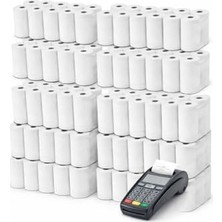 Mey İthalat Termal Pos Rulosu 56X16 – 100'LÜ Ekonomik Set Tüm Pos Cihazlara Uyumlu