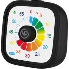 Mey İthalat Mutfak; Ders, Yemek Için 60DK Analog Alarm Zamanlayıcı, Pomodoro Öğrenci Motivasyon Saati (Kırmızı)
