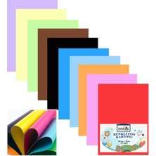 Mey İthalat Fon Kartonu 10'lu 35X50 cm 3 Paket 10 Renk Fon Kartonu 35 * 50 Okul Sınıf Kreş Anasınıfı