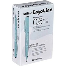 Mey İthalat Ergoline 3600 Medium Yazı Kalemi; 0.6 Mm, Kırmızı