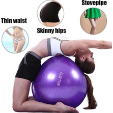 Mey İthalat Clifton 65 cm Fitilli Pilates Topu ve Pompa