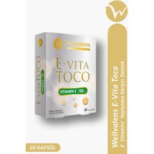 Mey İthalat E-Vita Toco Vitamin E 100 Mg; 30 Kapsül, Antioksidan Takviyesi