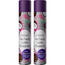 Mey İthalat Hindistan Cevizi Kokulu Hacimlendirici Vegan Kuru Şampuan Seti, 2X200 Ml; Uv Korumalı