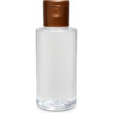 Mey İthalat Kapak, 50 Adet 30 ml Boş Plastik Şişe OM80 Bronz