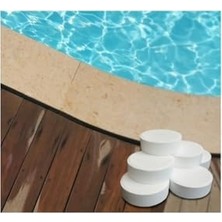 Mey İthalat Tablet Klor 1 kg 5 Adet 200 G Yosun Önleyici Havuz Temizleyici Kloru