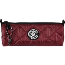 Mey İthalat Kalem; Prime Soft Kapitone Kutusu, Pembe, Fermuarlı (Bordo)