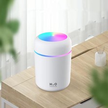 Mey İthalat 300 ml Ulrasonik Ledli Hava Nemlendirici Buhar Makinesi ve Aroma Difüzörü