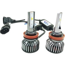 Mey İthalat H8/H9/H11/H16 LED Far Ampul Seti, 2+ Plus