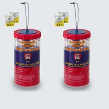 Mey İthalat 2 Adet Fly Jaıl | Long Jar, 1.5 L Kavanoz Tipi Karasinek Tuzağı