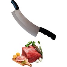 Mey İthalat Bıçak, Çift Saplı Zırhlı 30 cm Zırhlı Dayanıklı Parlak Bıçak 1650
