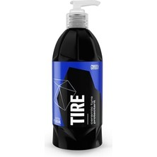 Mey İthalat Q² Tire Lastik Parlatıcı ve Koruyucu Jel, Seramik Bazlı Lastik Teker Cilası Pompalı 500 ml