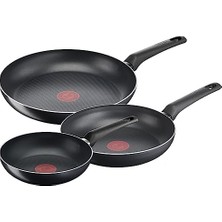 Mey İthalat Tava; Simplecook 1x Difüzyon Tabanlı 3'lü Seti, 20/24/28 cm