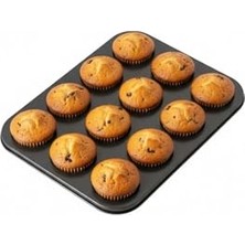 Mey İthalat Yanmaz Yapışmaz 12'li Muffin Kek Kalıbı