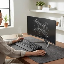 Mey İthalat 120X70 cm Mouse Pad Masa Koruyucu Büyük Keçe Oyuncu Matı 3 mm Koyu Gri Renk Farklı Ölçüler Için Mağazamıza Bakınız. Büyük Boylarda L-Xl-Xxl Ölçülerde Lütfen Masa Ölçünüzü Kontrol Ederek Seçiniz.