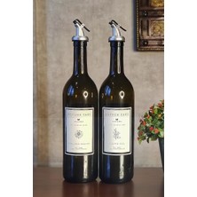Mey İthalat 2'li 750 ml Zeytinyağı Sıvıyağ Şişesi Yağdanlık Yağlık Seti 750 Bb Za (Stand Dahil Değildir)