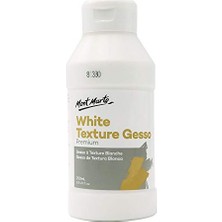 Mey İthalat Premium Beyaz Doku Gesso 250 ml (250 Ml); Akrilik Boya, Yağlı Boya, Renkli Kalemler, Pastel, Grafit ve Kömür Için Uygun