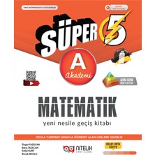Nitelik Yayınları 5. Sınıf Süper Matematik A (Akademi) Yeni Nesile Geçiş Soru Kitabı