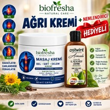 Biofresha EKLEM KAS BEL SIRT BOYUN  agri kesici rahatlatıcı ferahlatıcı Masaj Kremi Jel Alo Vera Okaliptus özlü 100 ml nemlendirici hediyeli