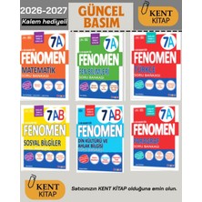 Fenomen Yayıncılık 7. Sınıf Fenomen Yayınları A Serisi Tüm Dersler Soru Bankası Seti 6'lı Kitap Seti (Matematik Fen Türkçe Paragraf Sosyal Din)