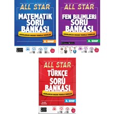 Anonim Newton Yayınları 8. Sınıf Matematik All Star Soru Bankası + Fen Bilimleri All Star Soru Bankası + Türkçe All Star Soru Bankası Set