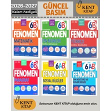 Fenomen Yayıncılık 6. Sınıf Fenomen Yayınları B Serisi Tüm Dersler Soru Bankası Seti 6'lı Kitap Seti Matematik Fen Türkçe Paragraf Sosyal Din 2026-2027