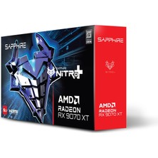Sapphire Nitro+ Amd Radeon Rx 9070 Xt Oc 16GB Ekran Kartı 16.384MB Gddr6