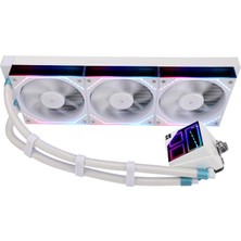 Thermalrlght Tr Thermalright Frozen Infinity 360 Beyaz Sıvı Cpu Soğutucu, 360MM Aio Soğutucu-Sonsuzluk Ayna Işık Efekti, 2000RPM, Am4/am5 Için, Intel LGA1851/1700/1150/1151