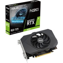 Asus Phoenix Geforce Rtx 3050 8 GB Oyun Ekran Kartı (Nvıdıa Geforce Rtx 3050, Pcıe 4.0, 1x HDMI 2.1, 3x Displayport 1.4A, PH-RTX3050-8G-V2)