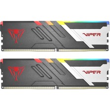 Patriot Memory Patriot Bellek Viper Venom Rgb Kiti Ddr5 Ram LED 32 GB (2 x 16 Gb) 5600 Mhz CL36