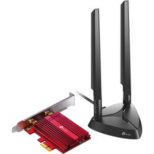 Tp-Link Archer TXE75E Wi-Fi 6e Wlan Pcıe Ağ Kartı, Bluetooth 5.2, 5400 Mbps, Wpa3, 2 Çıkarılabilir Antenli Inter Yonga Seti, Win 11/10