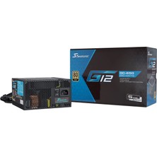 Seasonic G12 Gc 650 W Modüler Olmayan Psu, Atx 12 V, 80 Plus Gold Sertifikalı, Sabit Kablolu Pc Güç Kaynağı