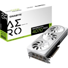 Gigabyte Geforce Rtx 4070 Super Aero Oc Ekran Kartı - 2565MHZ Çekirdek, 12GB GDDR6X 21000MHZ 192-BIT Bellek, Pcı-E 4.0, 3x Dp 1.4, 1x HDMI 2.1A, Nvıdıa Dlss 3.5, GV-N407SAERO OC-12GD