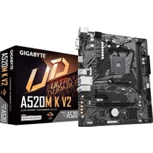 Gigabyte Gıgabyte A520M K V2 Microatx Anakart [amd A520 Yonga Seti Ile] MB6136
