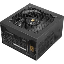 Mars Gaming MPB750PSI, Pc Güç Kaynağı Tam Modüler 750 W, 10 Yıl Garanti, 80PLUS Gold %90, Fan Sı Extreme Silence, Aı2-Rpm, Dc-Dc ve Smd Teknolojileri, Atx 3.1 ve Pcıe 5.1 Siyah